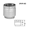 Simple Horizontal 3" Exhaust Kit Galvalume