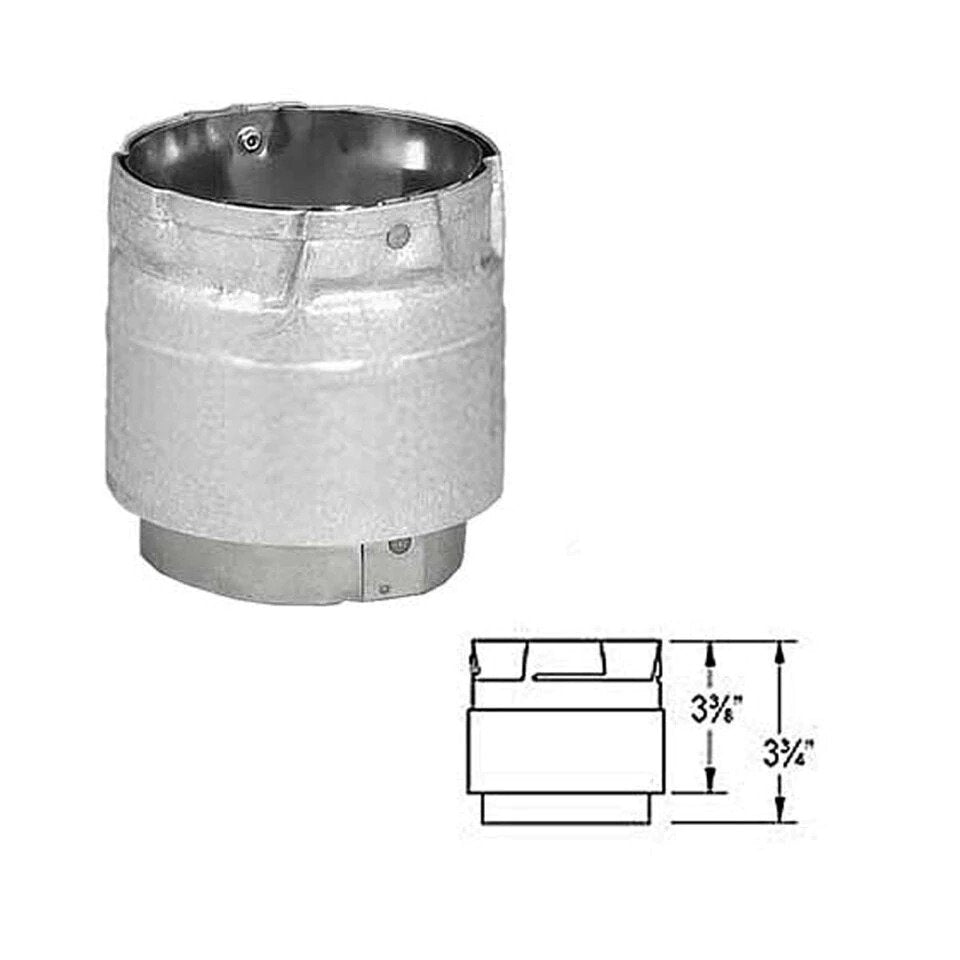 Duravent 4" PelletVent Pro Galvalume Appliance Adapter 4PVP-AD