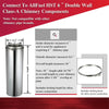 AllFuelHST Double Wall Chimney Pipe 6" x 6"