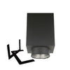 AllFuelHST 24" Square Ceiling Support Box for 6" Diameter Chimney Pipe
