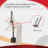 AllFuelHST Elbow Strap for 6" Inner Diameter Chimney Pipe