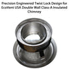 AllFuelHST Chimney Cap with Spark Screen for 6" Inner Diameter Chimney Pipe