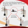 AllFuelHST Pitch Roof Flashing 7/12 to 12/12 for 6" Inner Diameter Chimney Pipe