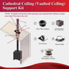 Cathedral Ceiling Kit for 6" Inner Diameter Chimney Pipe with Spark Guard Chimney Cap