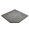 ComfortBilt Corner Hearth Pad - Mill Black