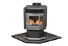 ComfortBilt Corner Hearth Pad - Mill Black