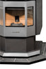 ComfortBilt Corner Hearth Pad - Mill Black