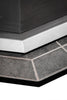 ComfortBilt Corner Hearth Pad - Mill Black