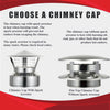 Cathedral Ceiling Kit for 6" Inner Diameter Chimney Pipe with Spark Guard Chimney Cap