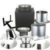 Multi Story Kit for 6" Inner Diameter Chimney Pipe with Spark Guard Chimney Cap