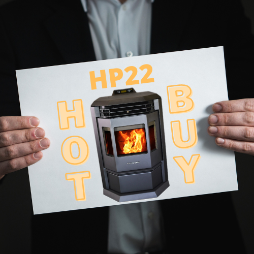 Scratch/Dent HP22 Black Pellet Stove - SD9150