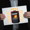 Scratch/Dent HP22 Burgundy Pellet Stove - SD3514