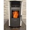 ComfortBilt HP50S Pellet Stove Arctic White (Control Panel not shown in picture)