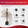Through The Attic Kit for 6" Inner Diameter Chimney Pipe with Flat Top Chimney Cap