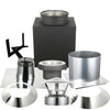 Through The Attic Kit for 6" Inner Diameter Chimney Pipe with Spark Guard Chimney Cap