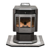 ComfortBilt Flatwall Hearth Pad - Pewter Rock