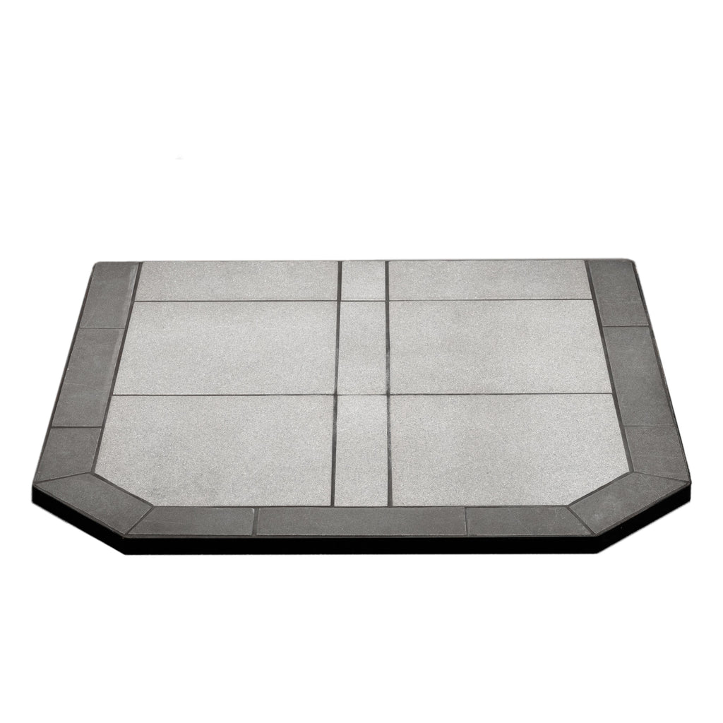 ComfortBilt Flatwall Hearth Pad - Pewter Rock