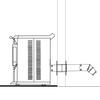 Simple Horizontal 3" Exhaust Kit Galvalume