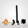ComfortBilt 3 inch Pellet Stove Piping Kit - Black Matte /No Elbow