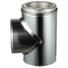 AllFuelHST Tee with Clean-Out Cap for 6" Inner Diameter Chimney Pipe