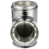AllFuelHST Tee with Clean-Out Cap for 6" Inner Diameter Chimney Pipe