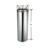 AllFuelHST Double Wall Chimney Pipe 6" x 6"