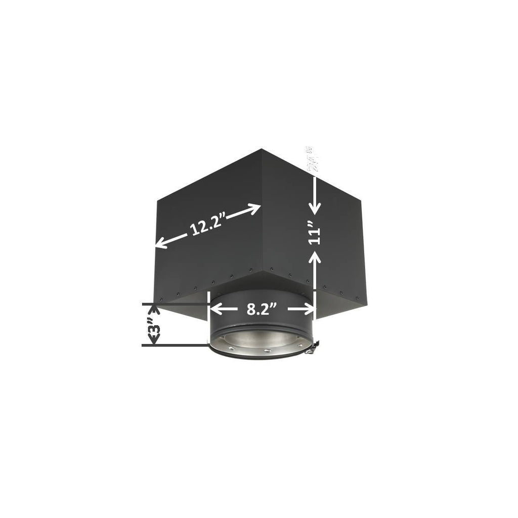 AllFuelHST 11" Ceiling Support Box for 6" Inner Diameter Chimney Pipe
